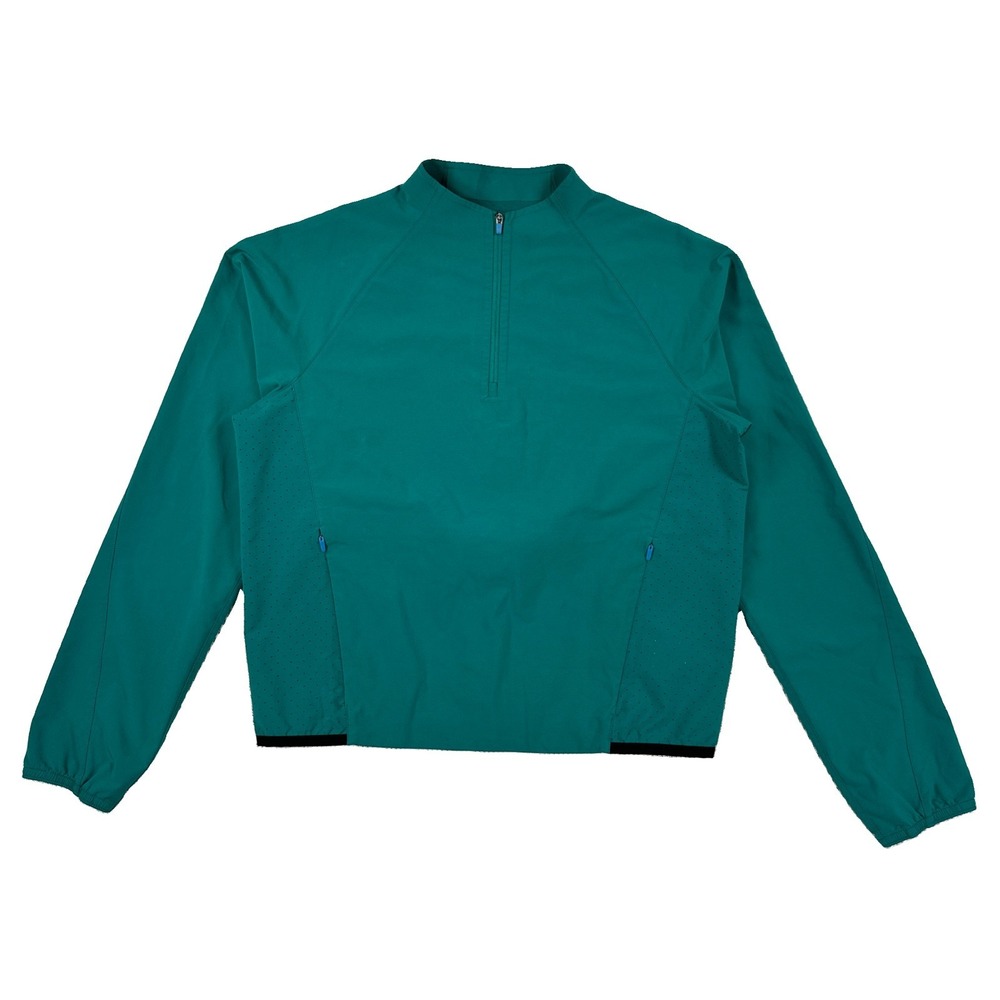 Janji Transit Tech 1/4 Zip Jacket Women's Small Green Archipelago Vented